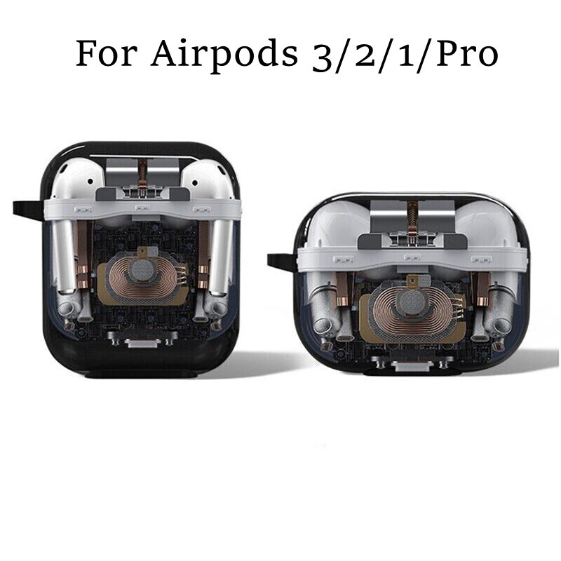 Soft Silicone TPU Case for Airpods 3 2 1 Pro Funny Mechanical Structure Case Protective Earphone Cover for Airpods Pro