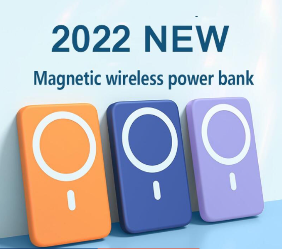 2021 NEW 10000mAh Portable Magnetic Wireless Power Bank For Iphone 12 13 Pro Max 15W Fast Charger Mobile Phone External