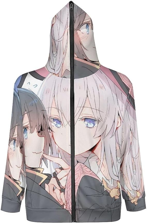 Saya Irena Men's Zip Hoodie Sweatshirt Long Sleeve Warm Outwear Stretch Pullover Autumn Winter Loose Clothes Casual Coat Jersey Hip Hop Street Multicolor, M